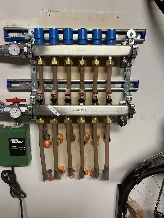 Plumber performing Leak Detection at a residential property in Fairview Heights